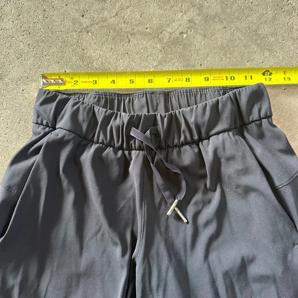 Lululemon‎ On the Fly Jogger Women Size 4 Black Luxtreme 7/8 Athletic Pants - Picture 5 of 8